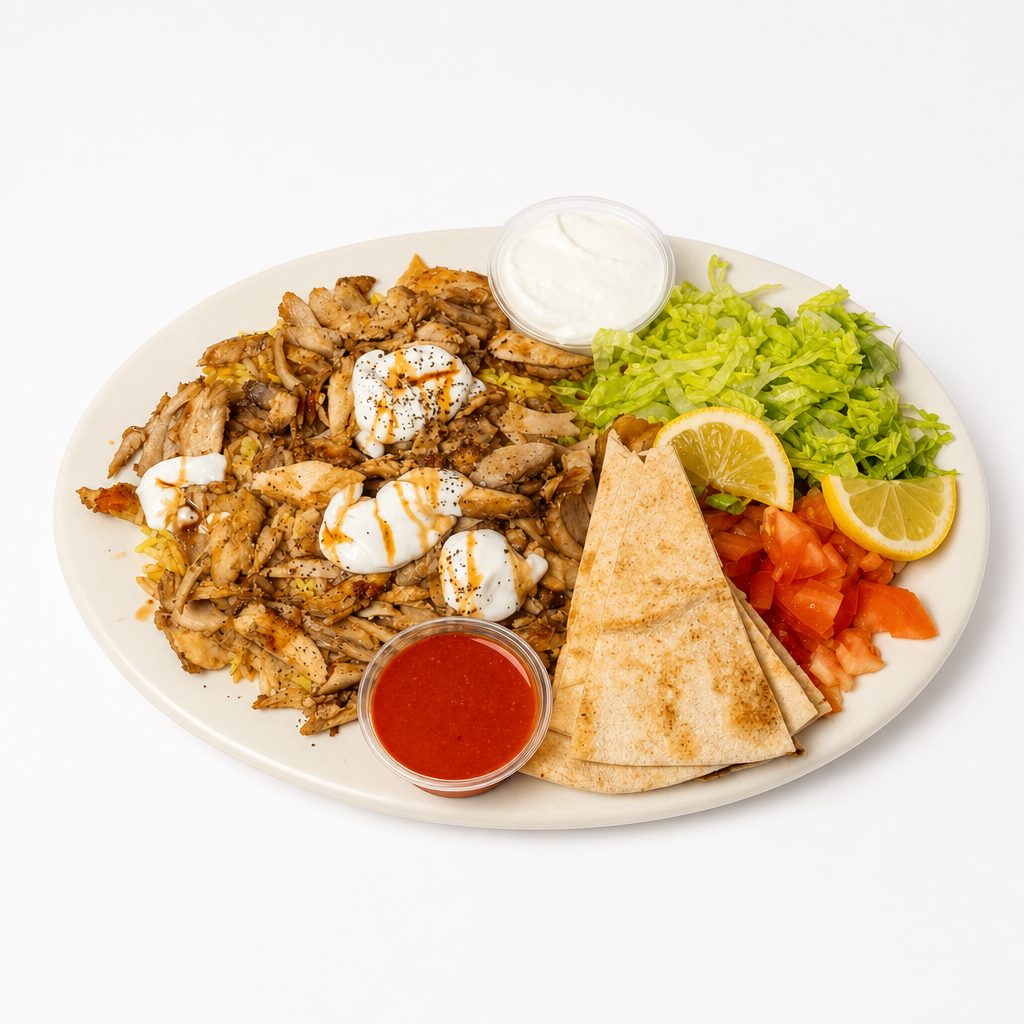 Chicken Shawarma Plate.
