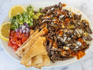 Signature Beef Blend Shawarma Plate