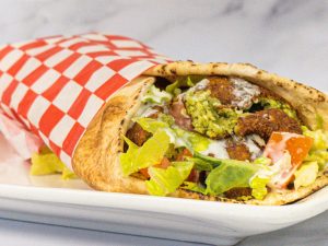 Azmi’s Falafel Wrap