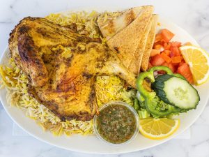 Azmi Oven-Roasted Mandi (Half Chicken)