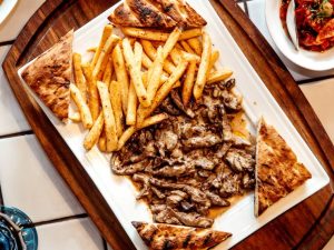 Chicken Shawarma Over Fries