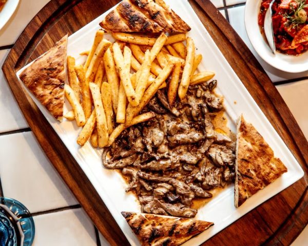 Chicken Shawarma Over Fries